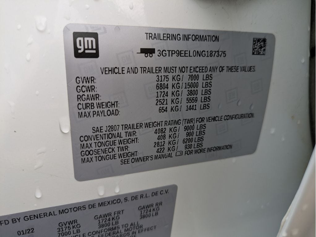 2022 GMC Sierra 1500 Limited AT4