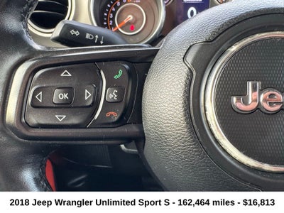 2018 Jeep Wrangler Unlimited Sport S