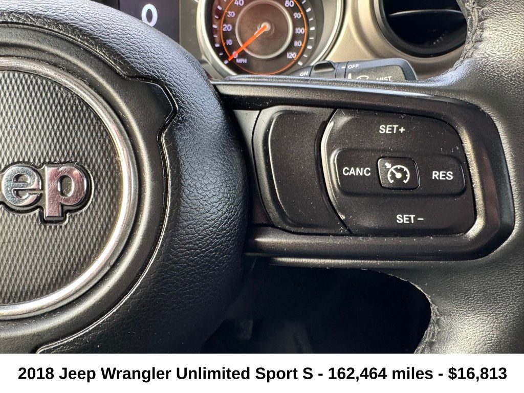 2018 Jeep Wrangler Unlimited Sport S
