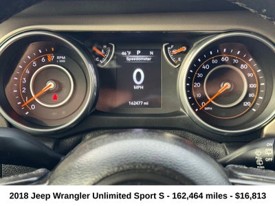 2018 Jeep Wrangler Unlimited Sport S