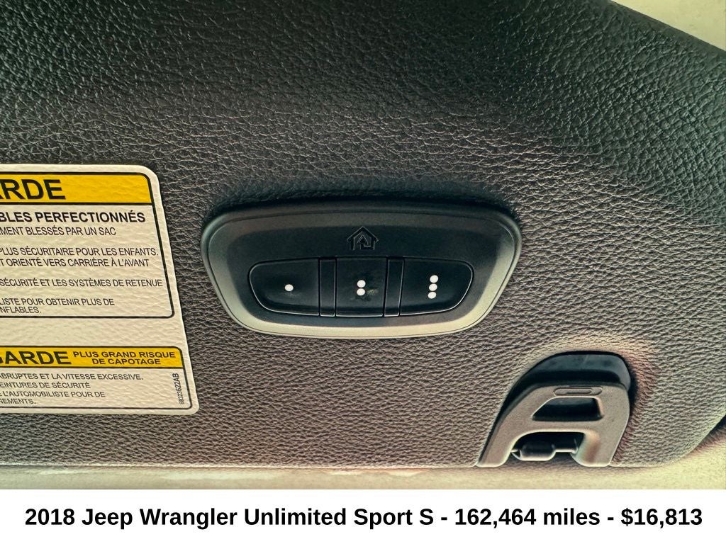 2018 Jeep Wrangler Unlimited Sport S