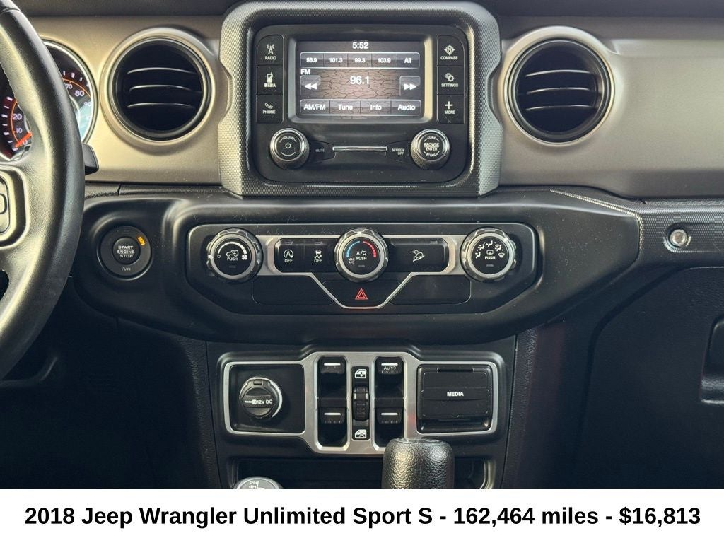 2018 Jeep Wrangler Unlimited Sport S