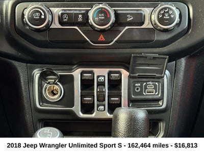 2018 Jeep Wrangler Unlimited Sport S