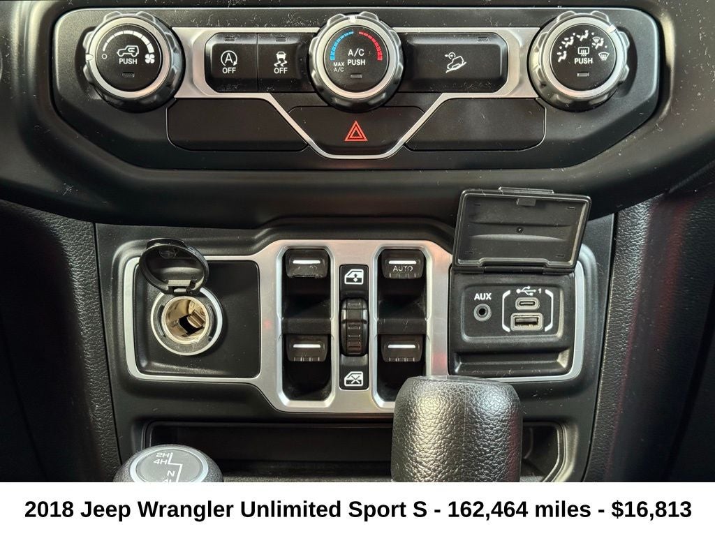 2018 Jeep Wrangler Unlimited Sport S