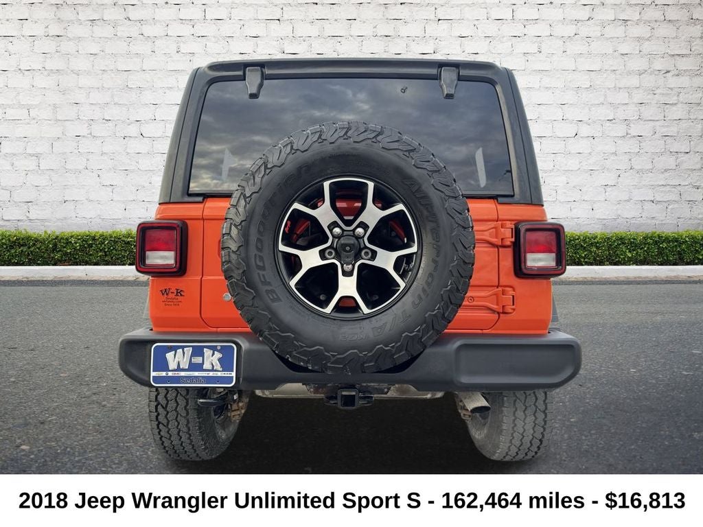 2018 Jeep Wrangler Unlimited Sport S