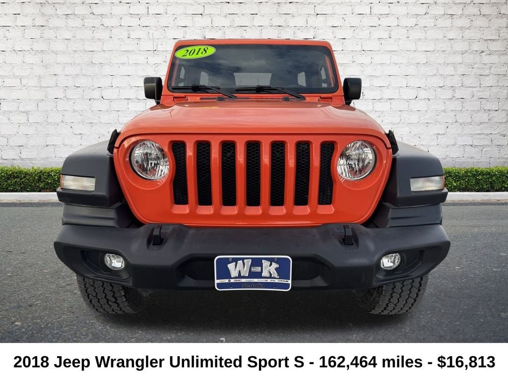 2018 Jeep Wrangler Unlimited Sport S