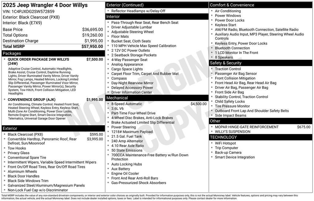 2025 Jeep Wrangler Willys - Rocky Ridge XP
