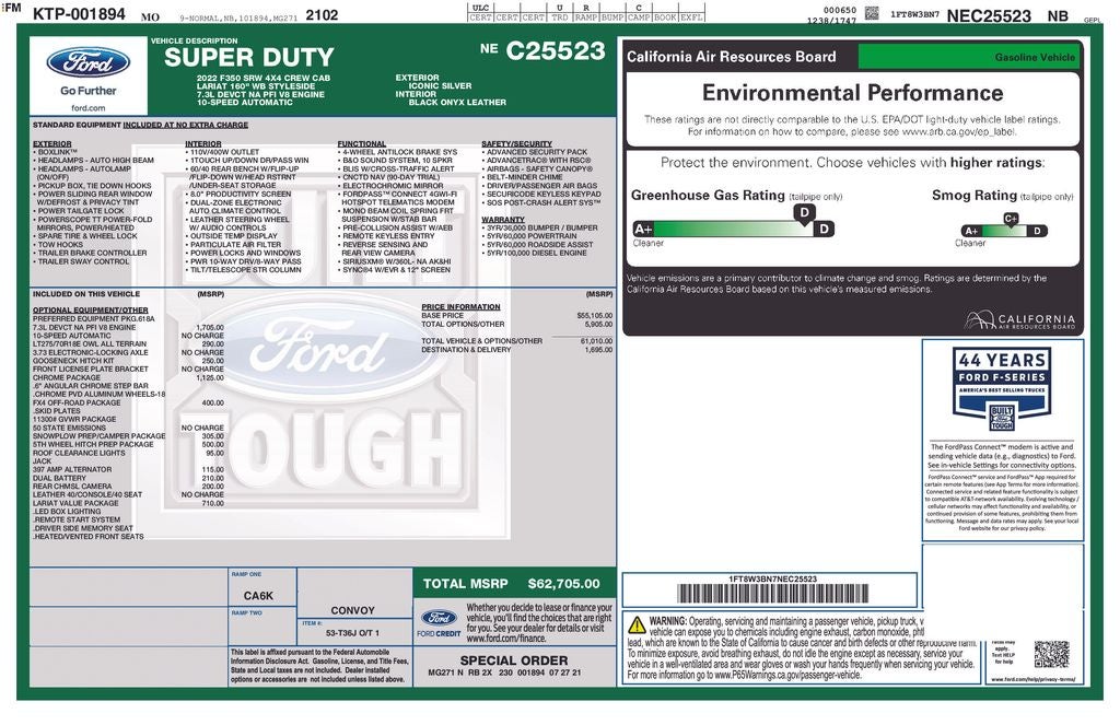 2022 Ford F-350SD Lariat