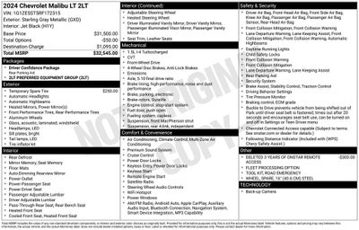 2024 Chevrolet Malibu LT 2LT