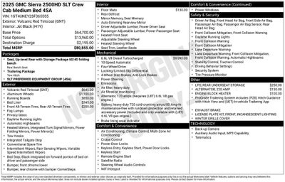 2025 GMC Sierra 2500HD SLT