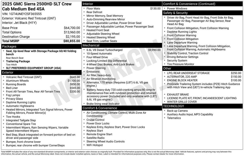 2025 GMC Sierra 2500HD SLT