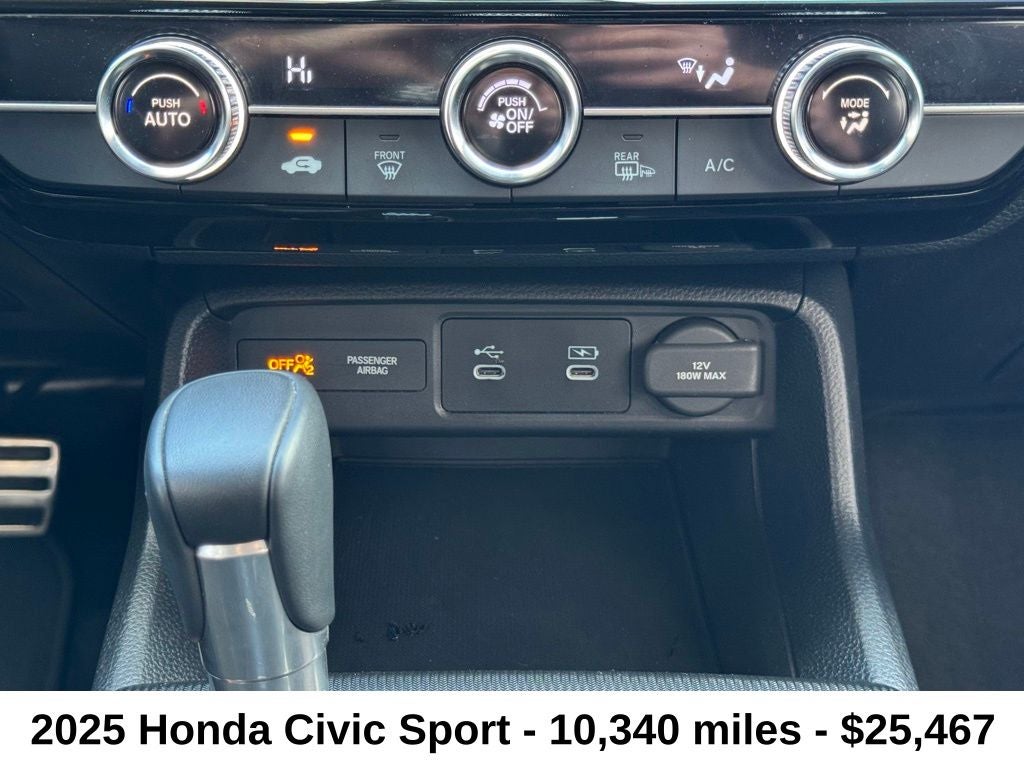 2025 Honda Civic Sport
