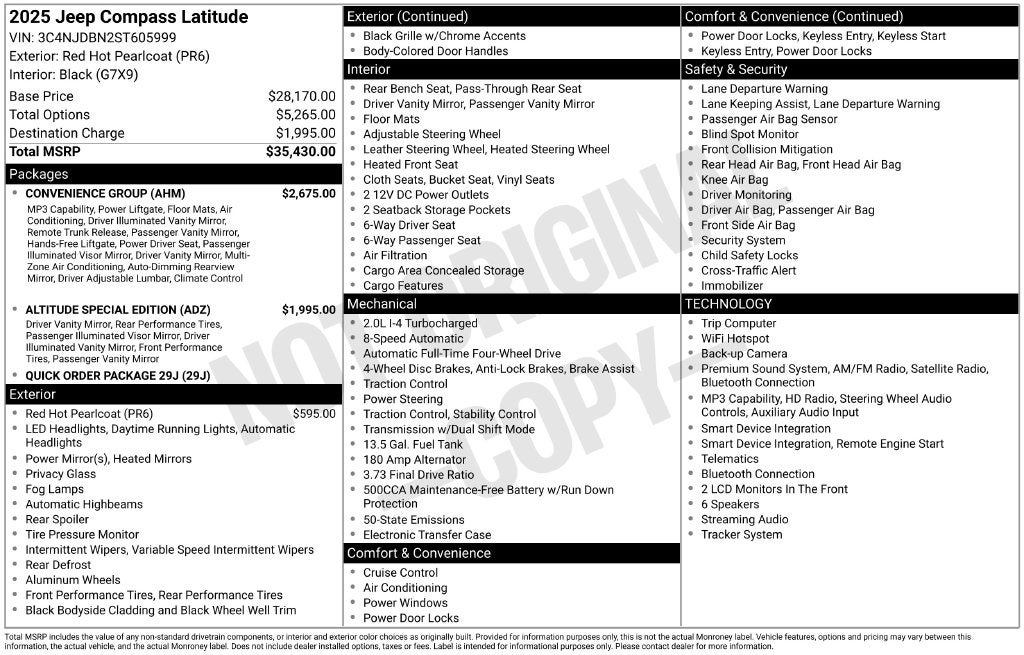 2025 Jeep Compass Latitude