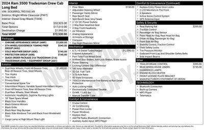 2024 RAM 3500 Tradesman