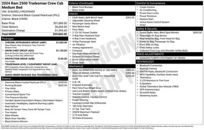 2024 RAM 2500 Tradesman