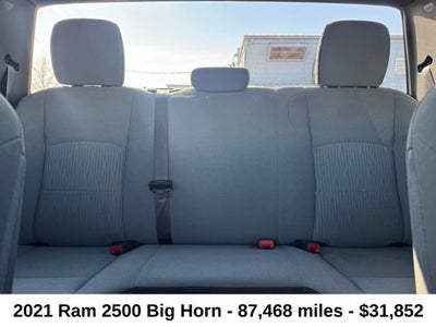 2021 RAM 2500 Big Horn