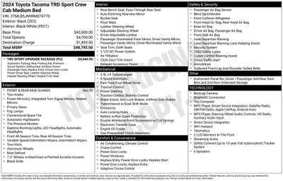 2024 Toyota Tacoma TRD Sport
