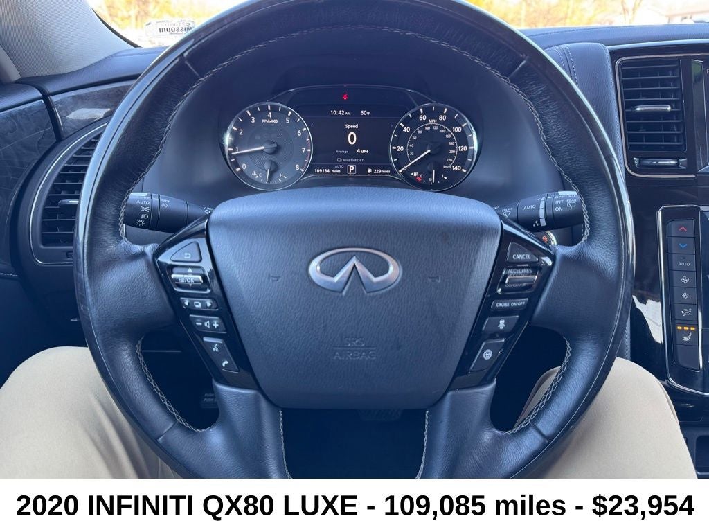 2020 INFINITI QX80 LUXE