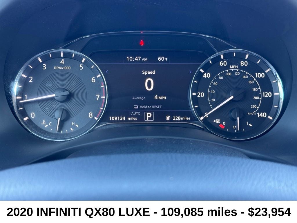 2020 INFINITI QX80 LUXE