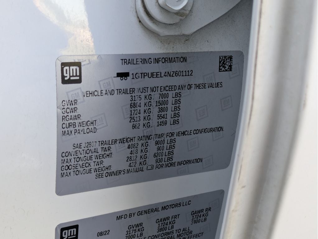 2022 GMC Sierra 1500 AT4