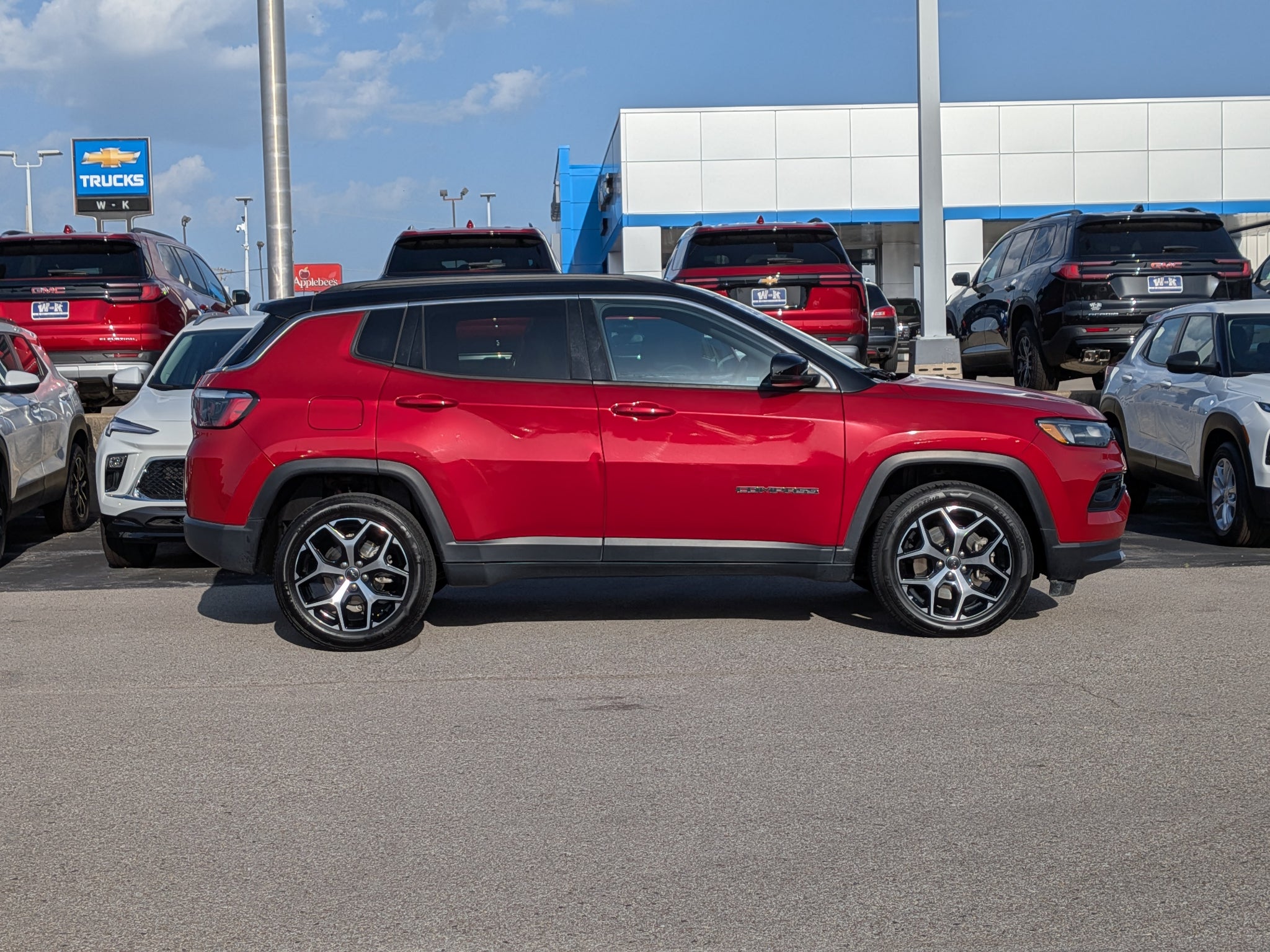 Used 2025 Jeep Compass Limited with VIN 3C4NJDCN9ST550482 for sale in Kansas City