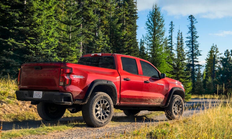 2026 Chevy Colorado in a forest