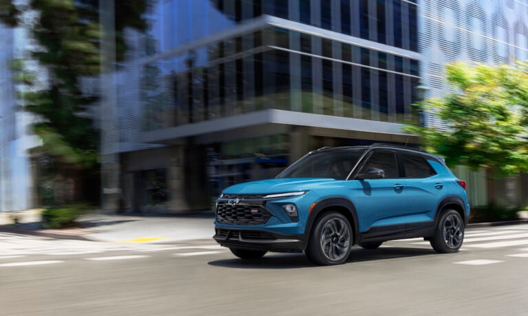 2026 Chevy Trailblazer driving in city