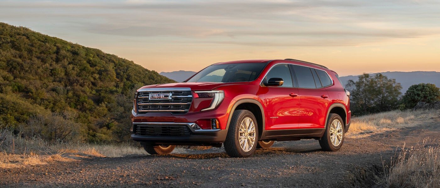 2026 GMC Acadia parked by sunset