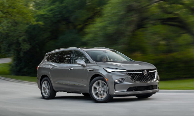 2024 Buick Enclave on forest turn