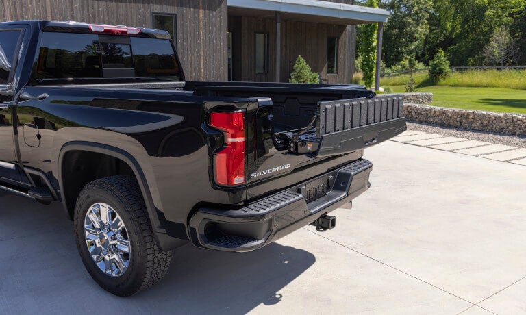 2025 Chevy Silverado 2500 with bed door down