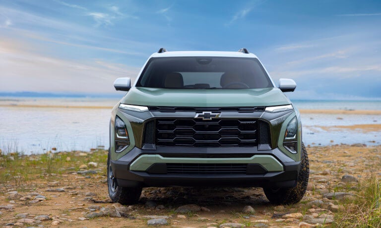 2026 Chevy Equinox head on by lake