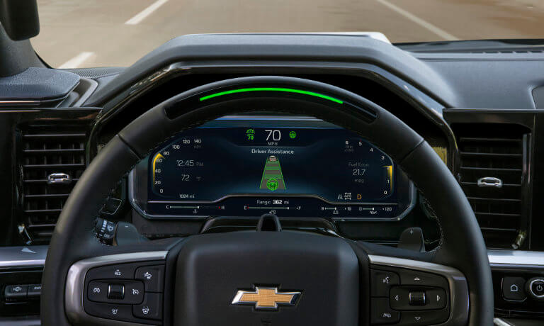 2026 Chevy Silverado 1500 driver display