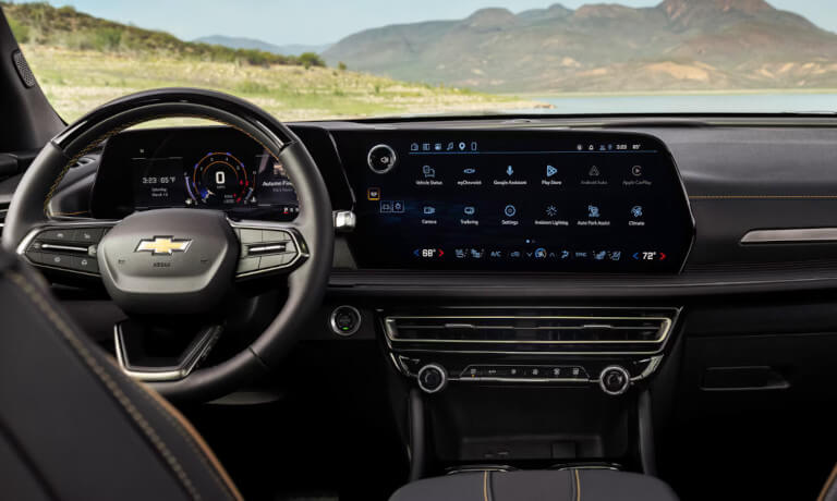 2027 Chevy Traverse dashboard and infotainment system